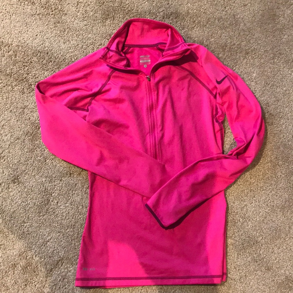 Nike pro half zip pullover